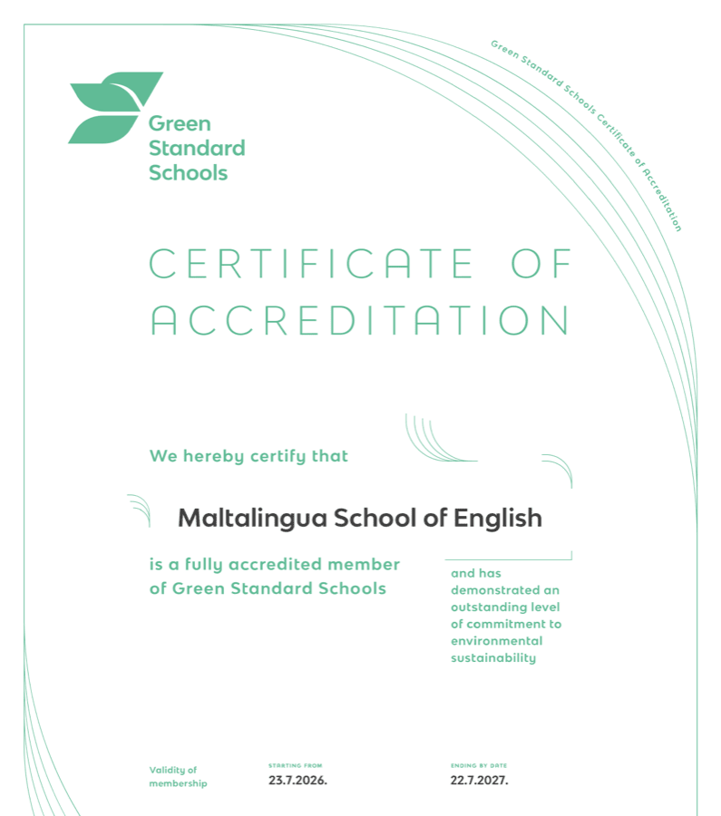 Green Standards School Akkreditáció 2026/27