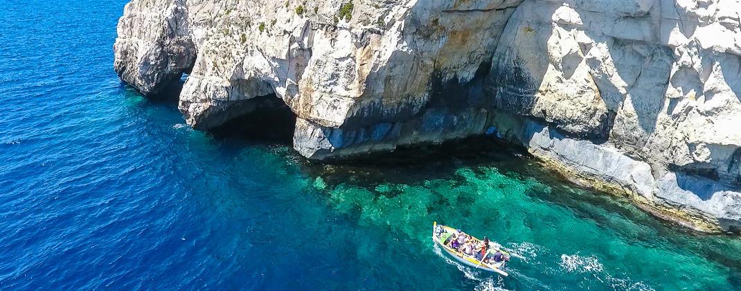 Blue Grotto hajókirándulás