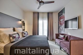 Kétágyas szoba a Hotel Valentina Máltán